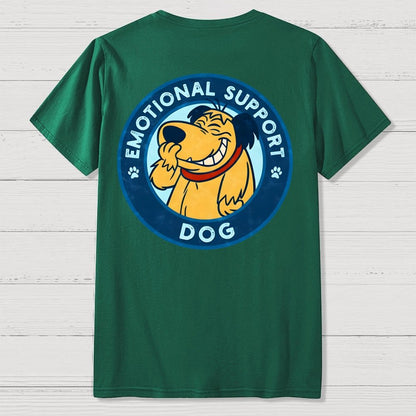 Dog Support Or Not? Front And Back Printing Geek T-Shirt