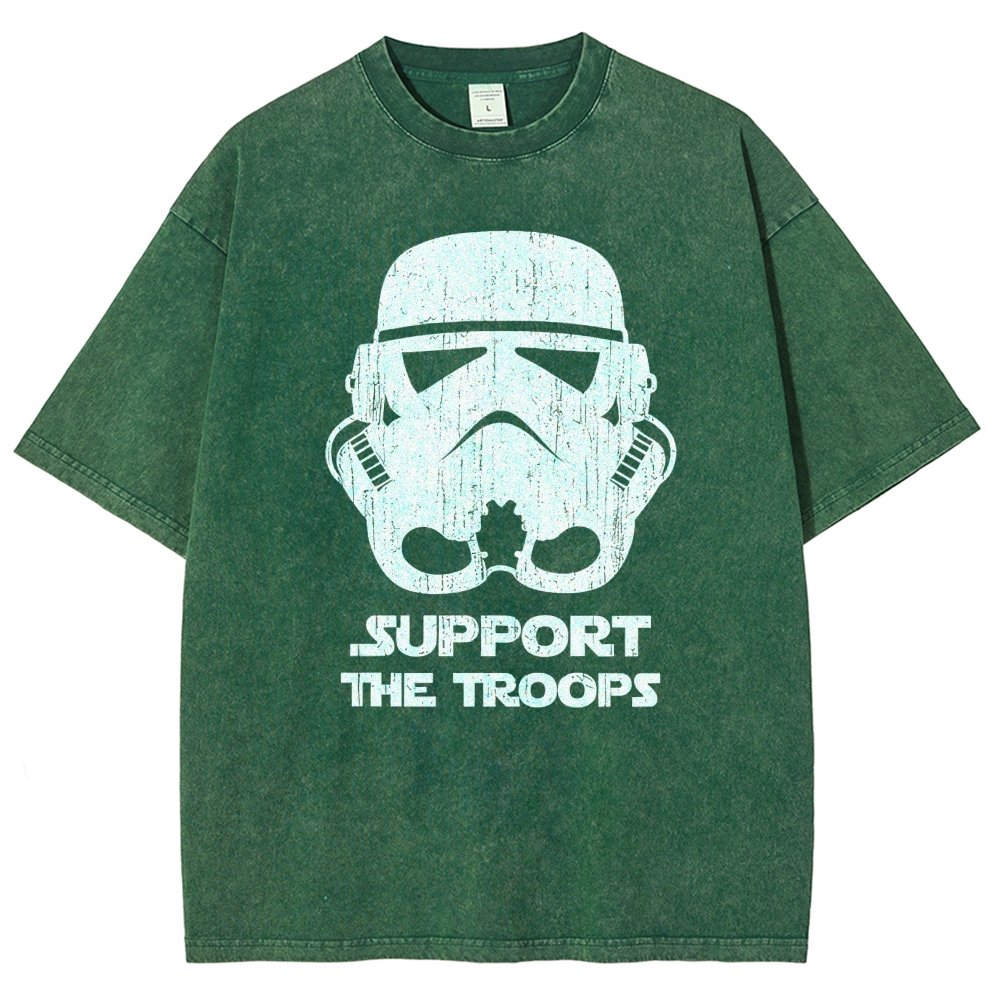 Support The Troops Vintage Distressed T-shirt