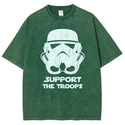 Support The Troops Vintage Distressed T-shirt