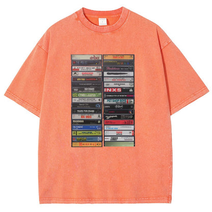 Classic Cassette Tape Vintage Distressed T-shirt