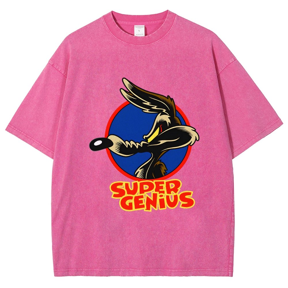 Dick Coyote Super Genius Vintage Distressed T-shirt