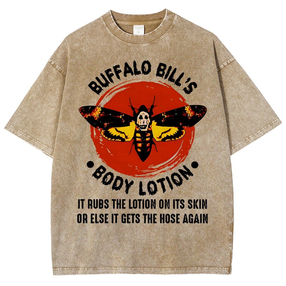 buffalo bills body lotion Vintage Distressed T-shirt