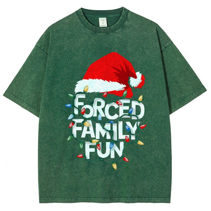 Forced Family Fun Vintage Distressed T-shirt