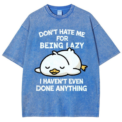 Duck Done Nothing Vintage Distressed T-shirt