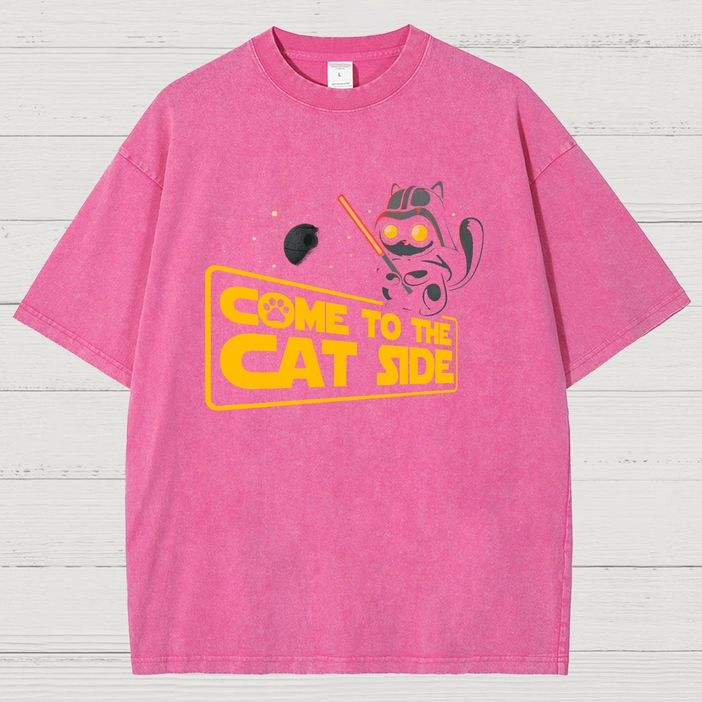 Come To The Cat Side Vintage Distressed T-shirt