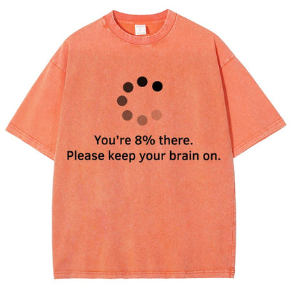 Brain Update Vintage Distressed T-shirt