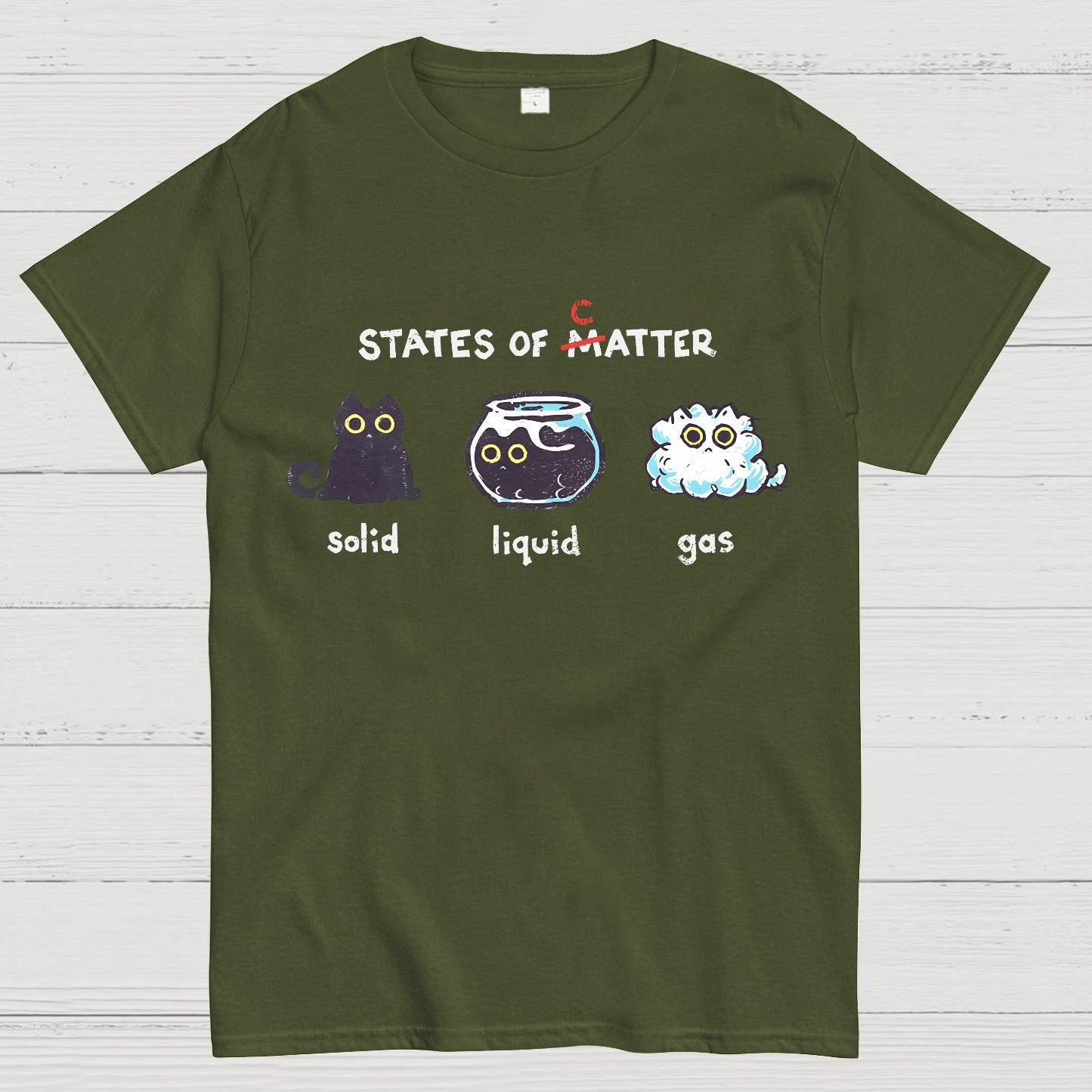 States of Catter Geek T-Shirt