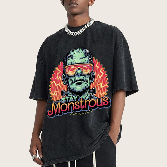 Stay Monstrous Vintage Distressed T-shirt