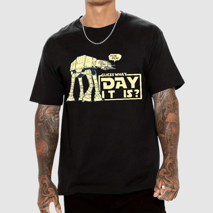 Pew Pew! Guess What Day It Is？Geek T-Shirt