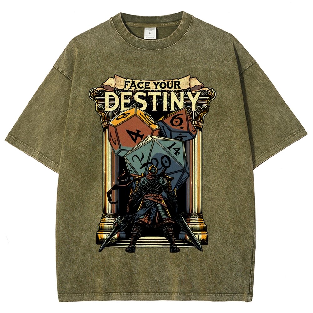 Face your destiny Vintage Distressed T-shirt