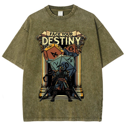 Face your destiny Vintage Distressed T-shirt