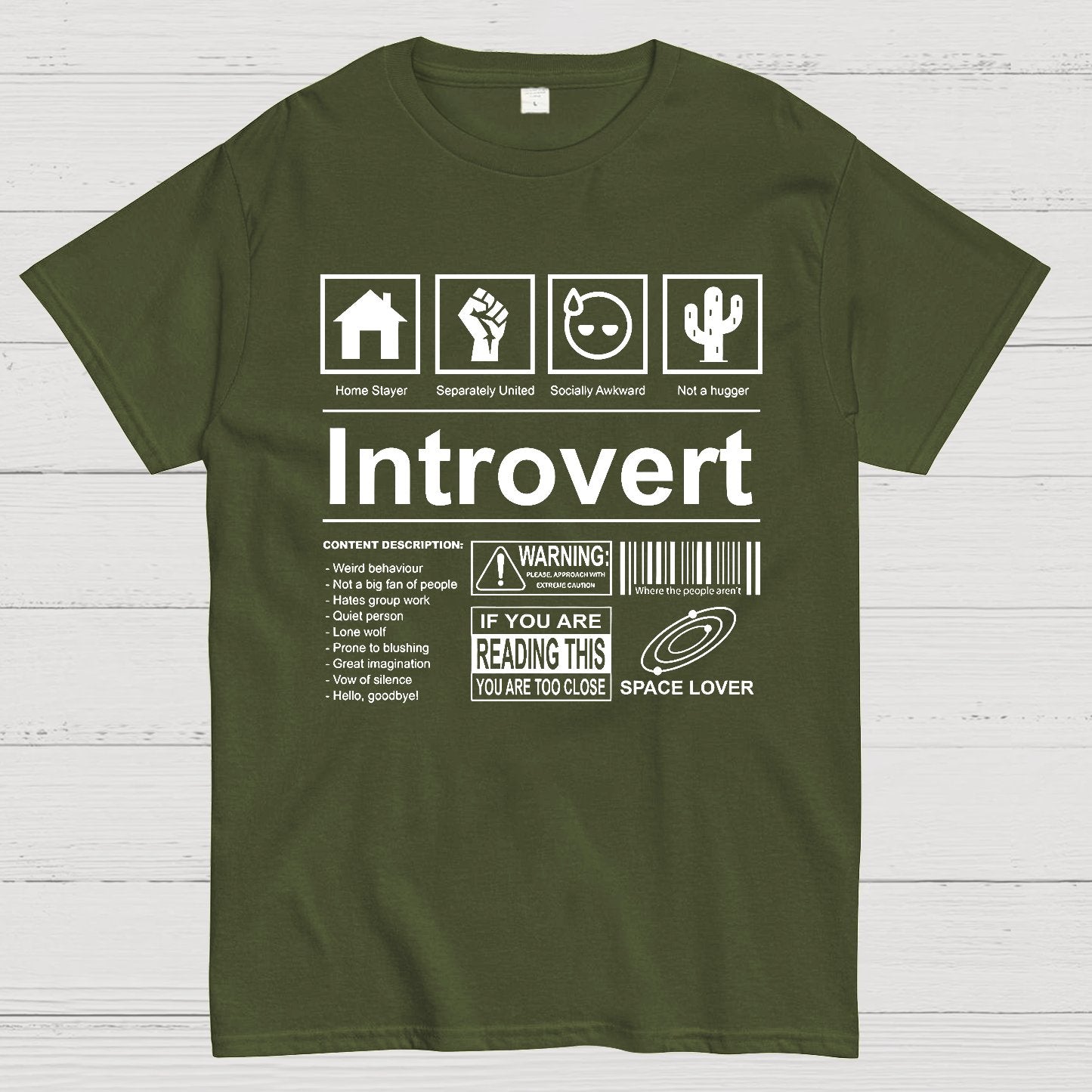 Introvert Label Geek T-Shirt