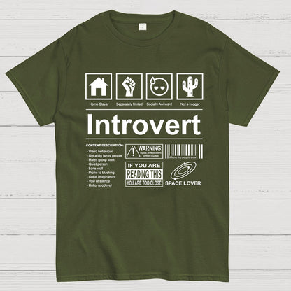 Introvert Label Geek T-Shirt