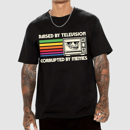 Corrupted by Memes Geek T-Shirt