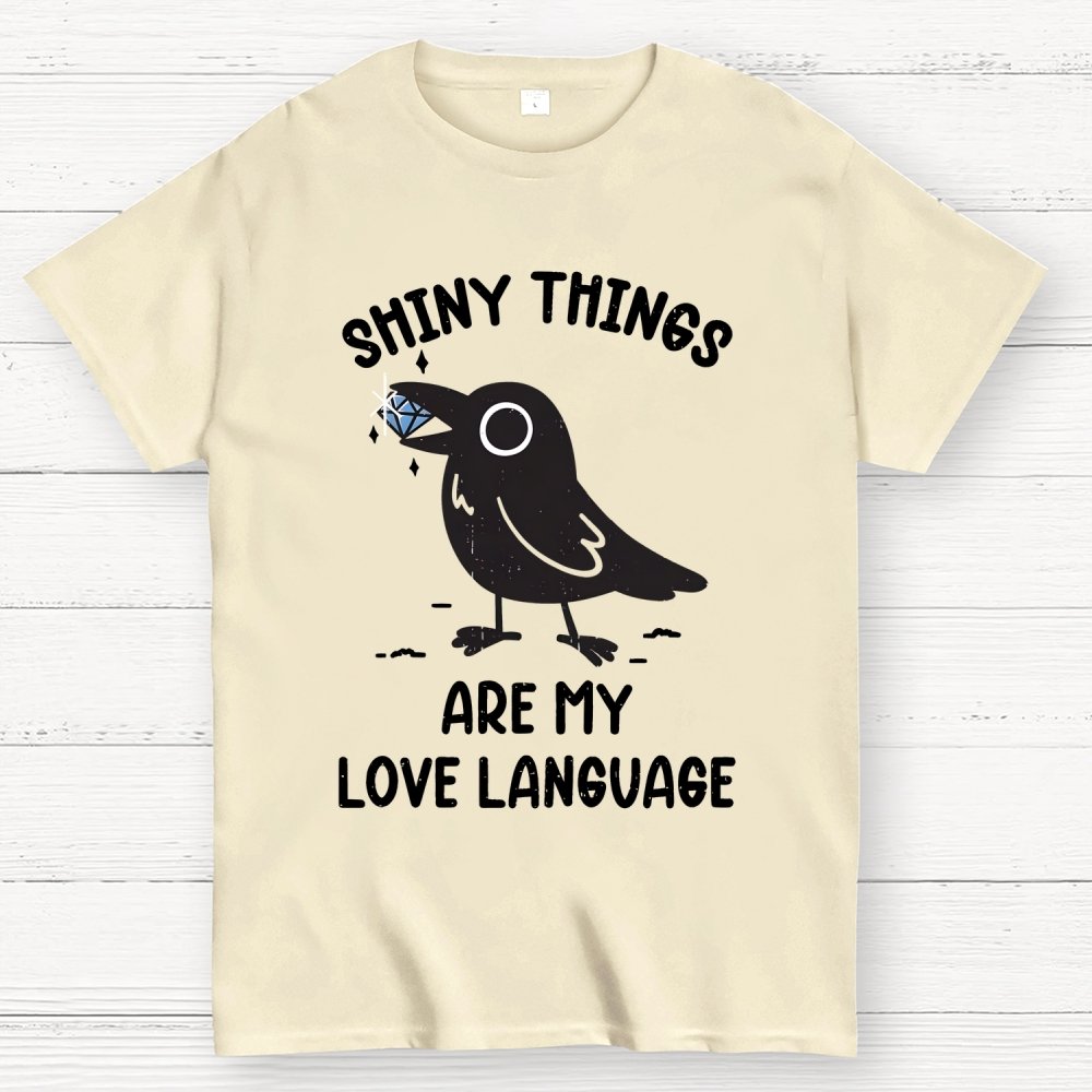 Crow Love Shiny Geek T-Shirt