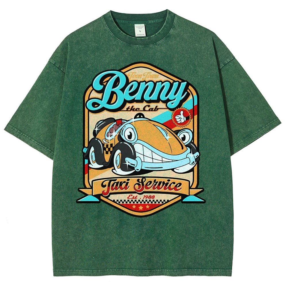 Buddy The Cab Vintage Distressed T-shirt