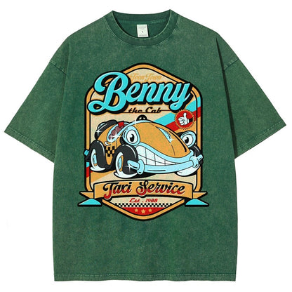 Buddy The Cab Vintage Distressed T-shirt