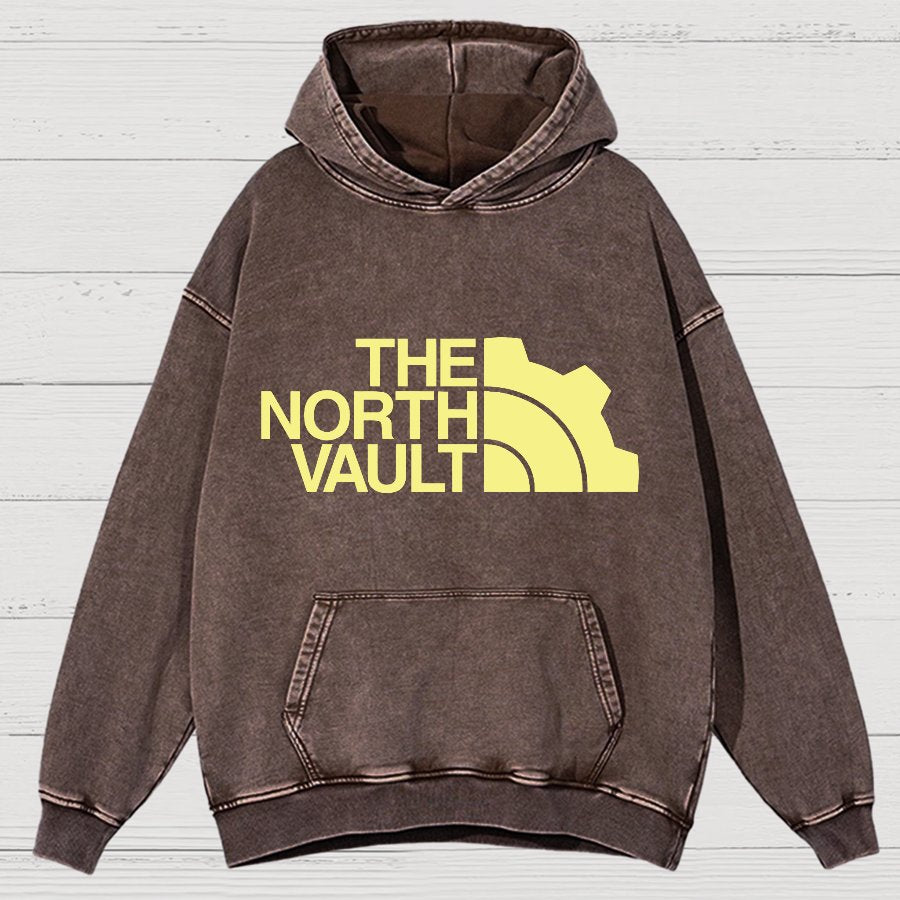 The North Vault  Vintage Distressed Hoodie