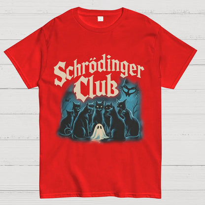 Schrödinger Cat Club Halloween Geeky T-Shirt