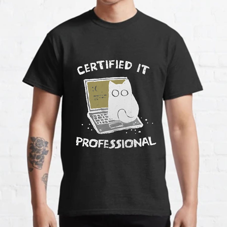 Certified IT Professional Geeky T-Shirt
