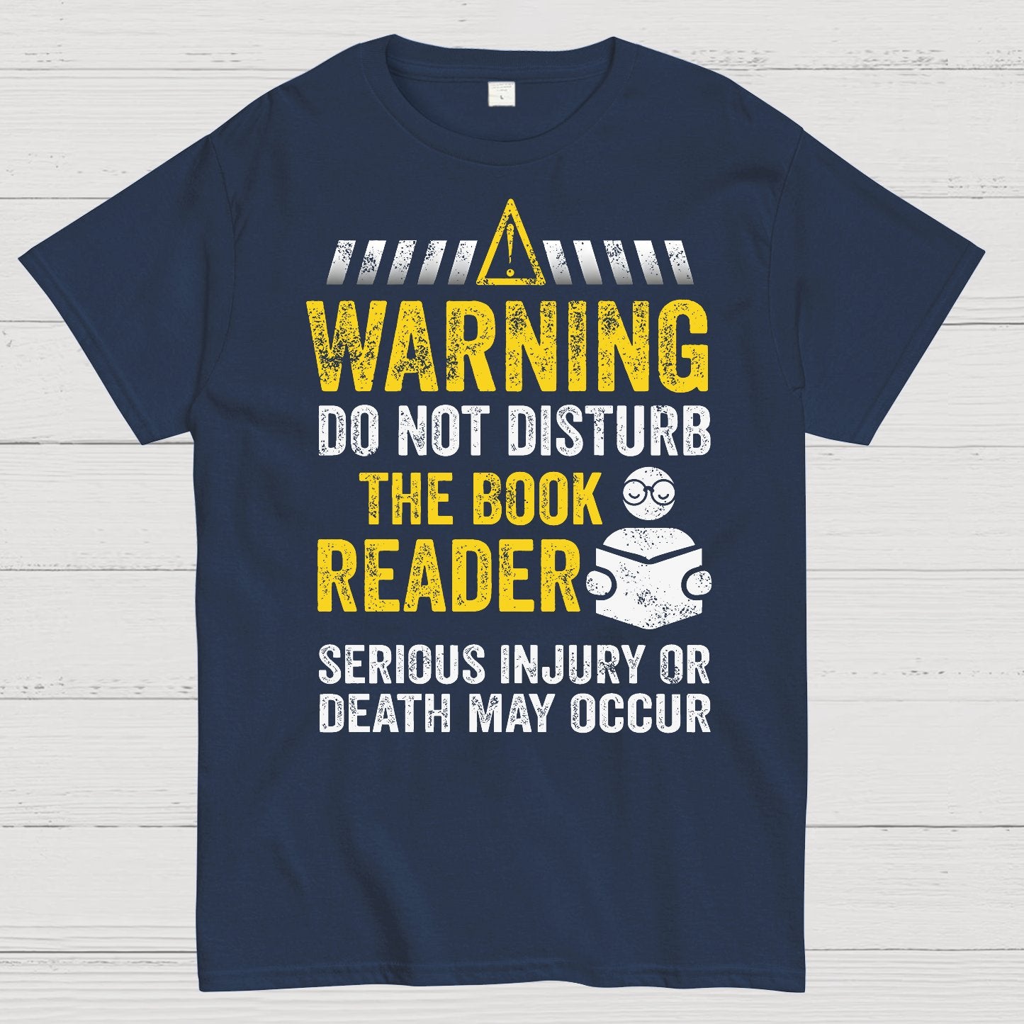 Warning Do Not Disturb The Book Reader Geek T-Shirt