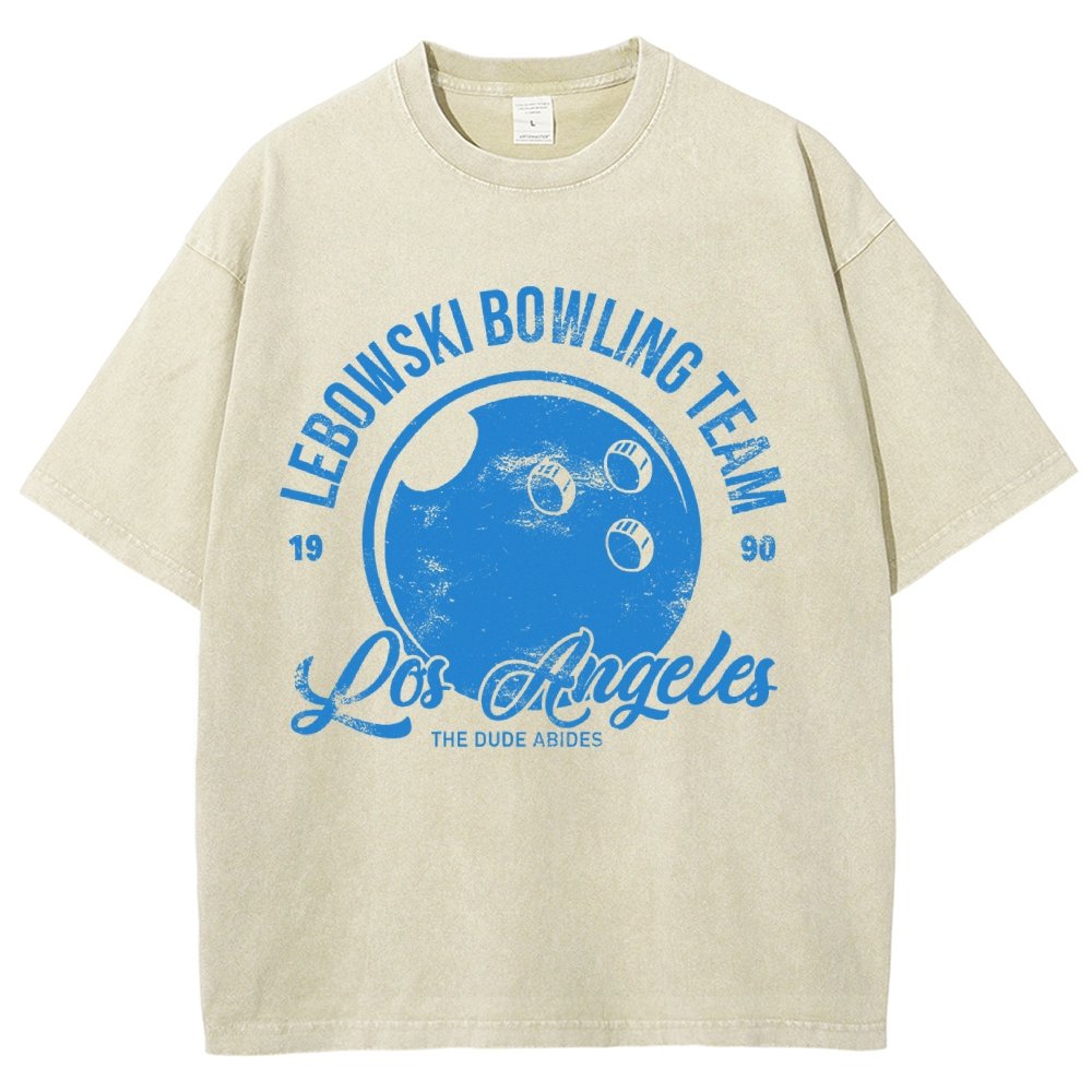 Bowling Enthusiasts Vintage Distressed T-shirt