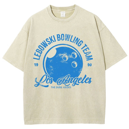 Bowling Enthusiasts Vintage Distressed T-shirt
