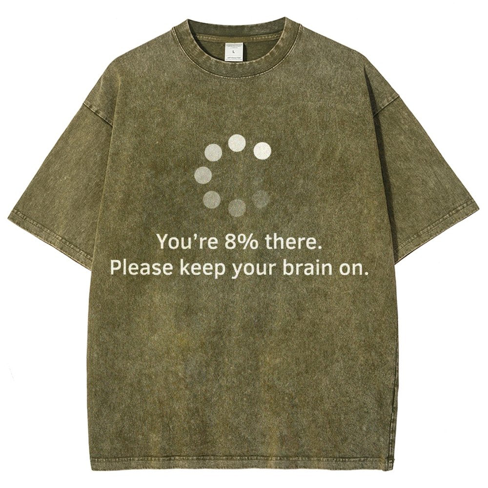 Brain Update Vintage Distressed T-shirt