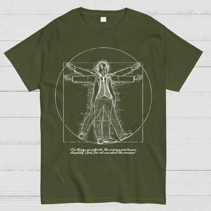 Vitruvian Genius Geek T-Shirt