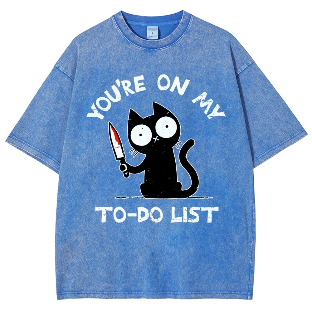 You're On My To-Do List Vintage Distressed T-shirt