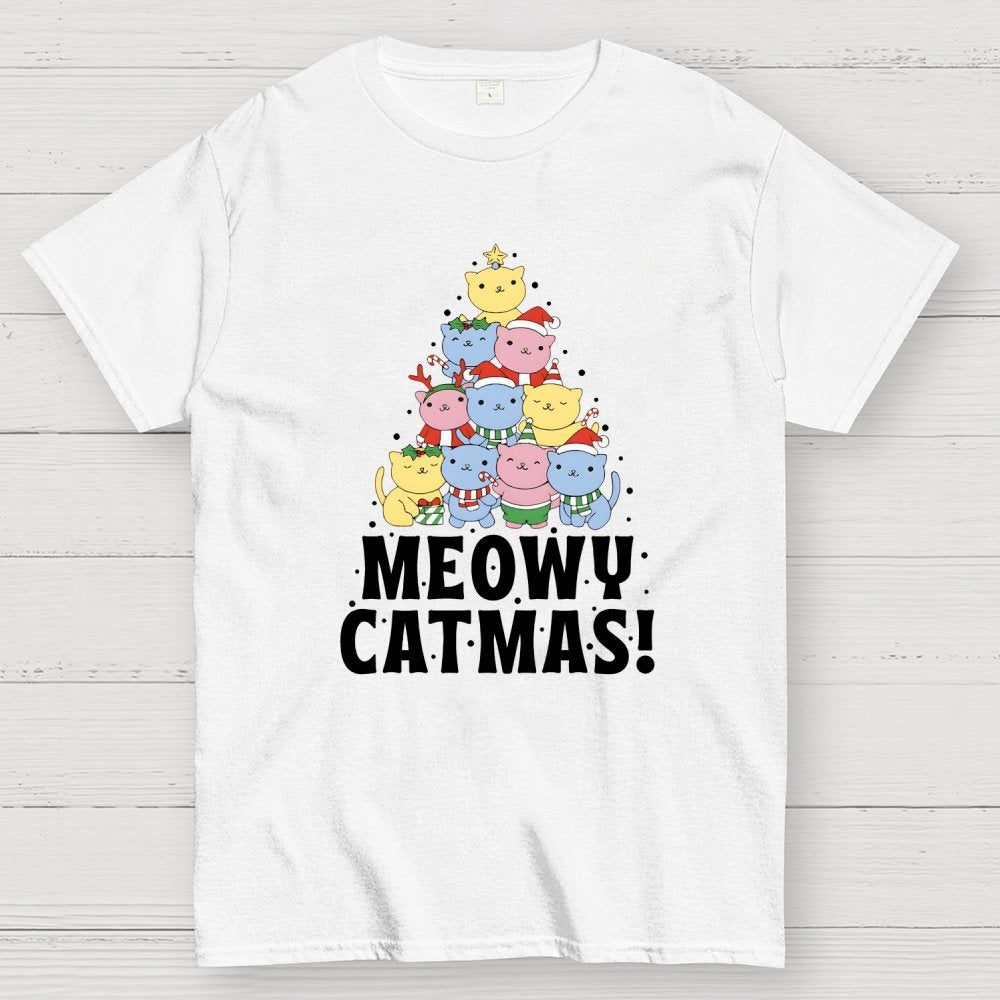 Meowy Catmas! Geek T-Shirt