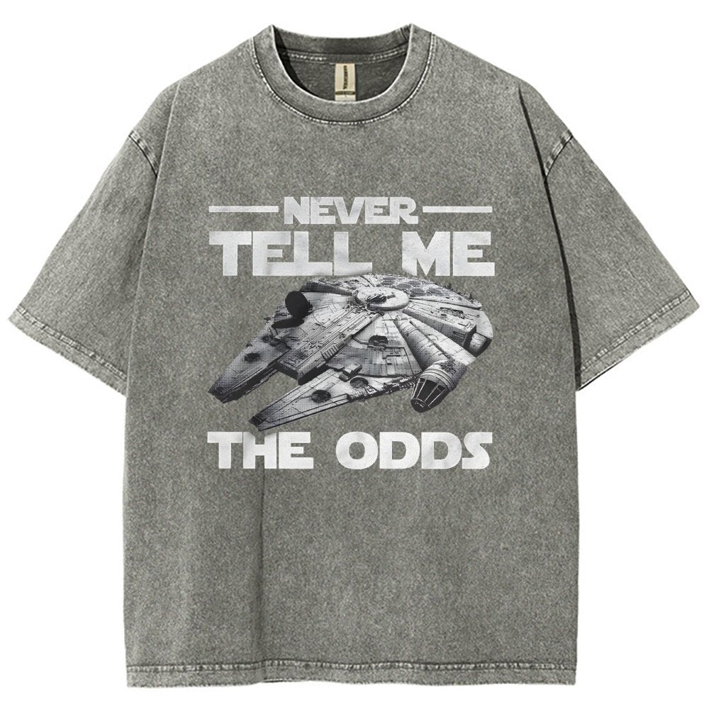 Never tell me the odds Vintage Distressed T-shirt