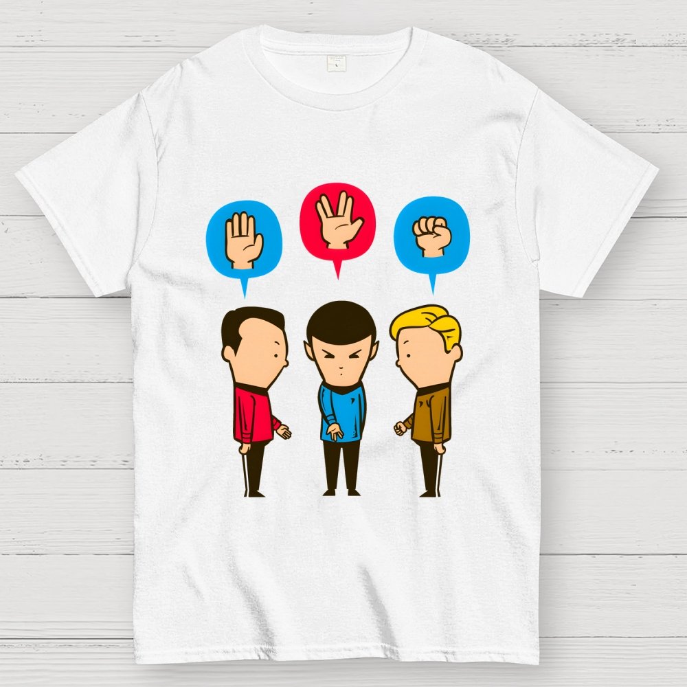 Paper – Scissors – Rock Unisex Geek T-Shirt