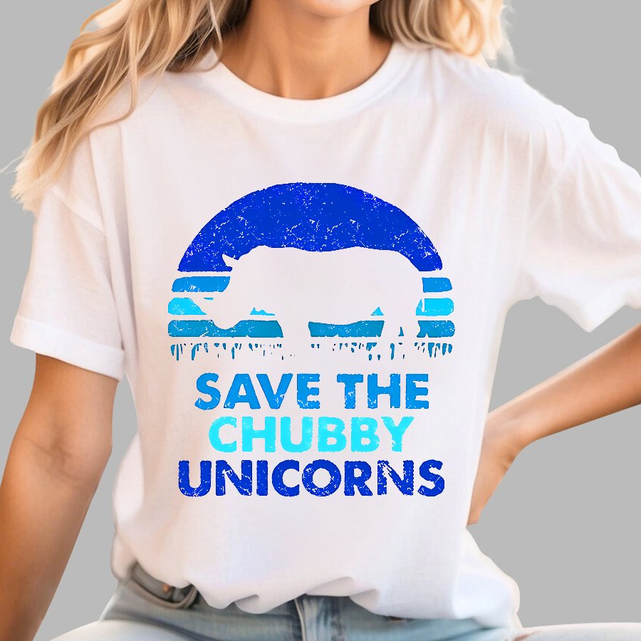 Save The Chubby Unicorns Geek T-Shirt