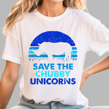 Save The Chubby Unicorns Geek T-Shirt