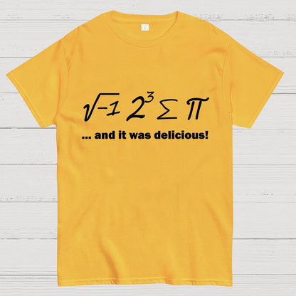 Ate Sum Pi And It Was Delicious Geek T-Shirt