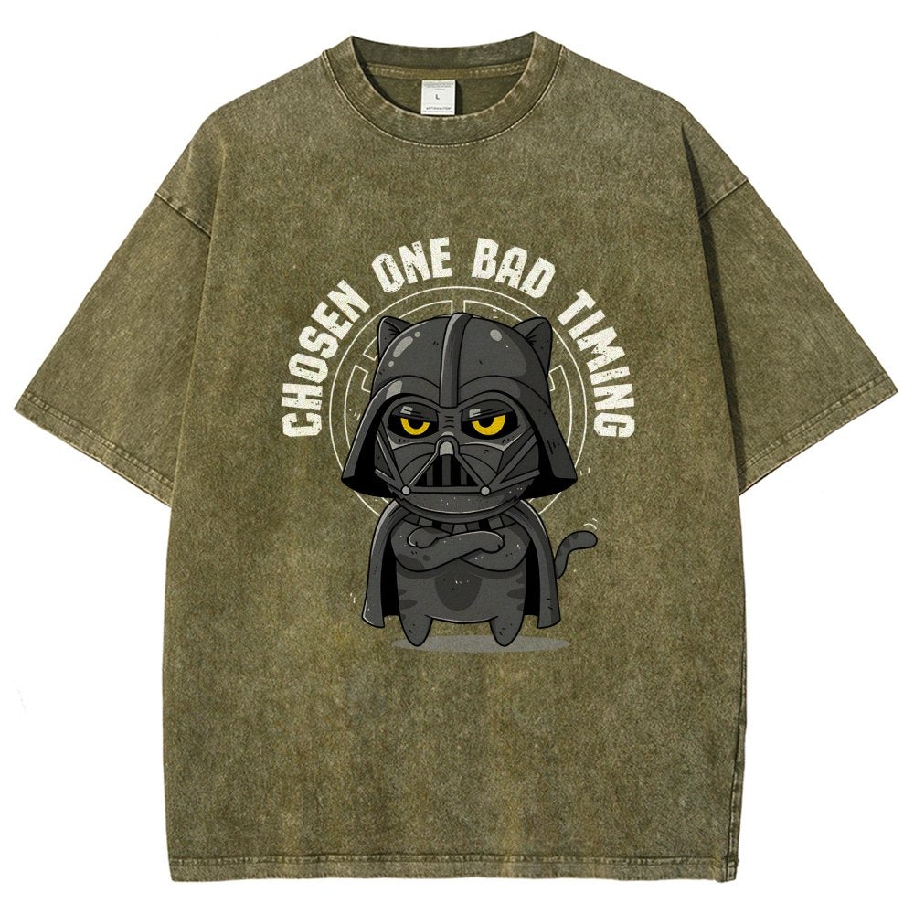 Chosen One Bad Timing Vintage Distressed T-shirt