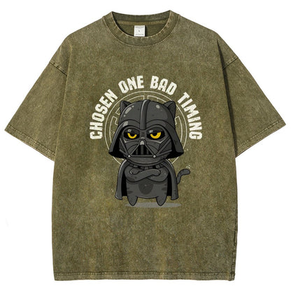 Chosen One Bad Timing Vintage Distressed T-shirt
