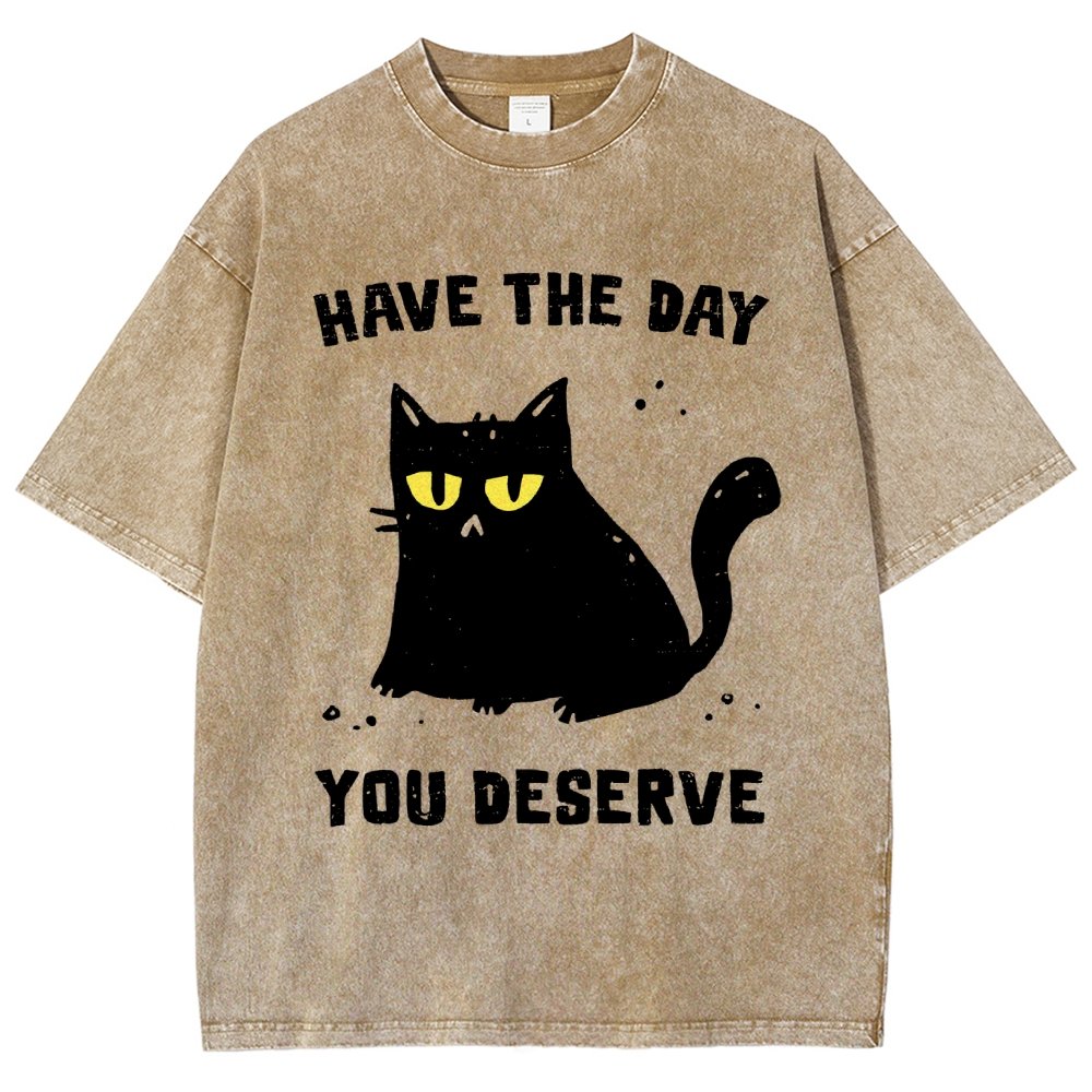 Karma Kitten Vintage Distressed T-shirt