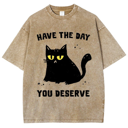 Karma Kitten Vintage Distressed T-shirt