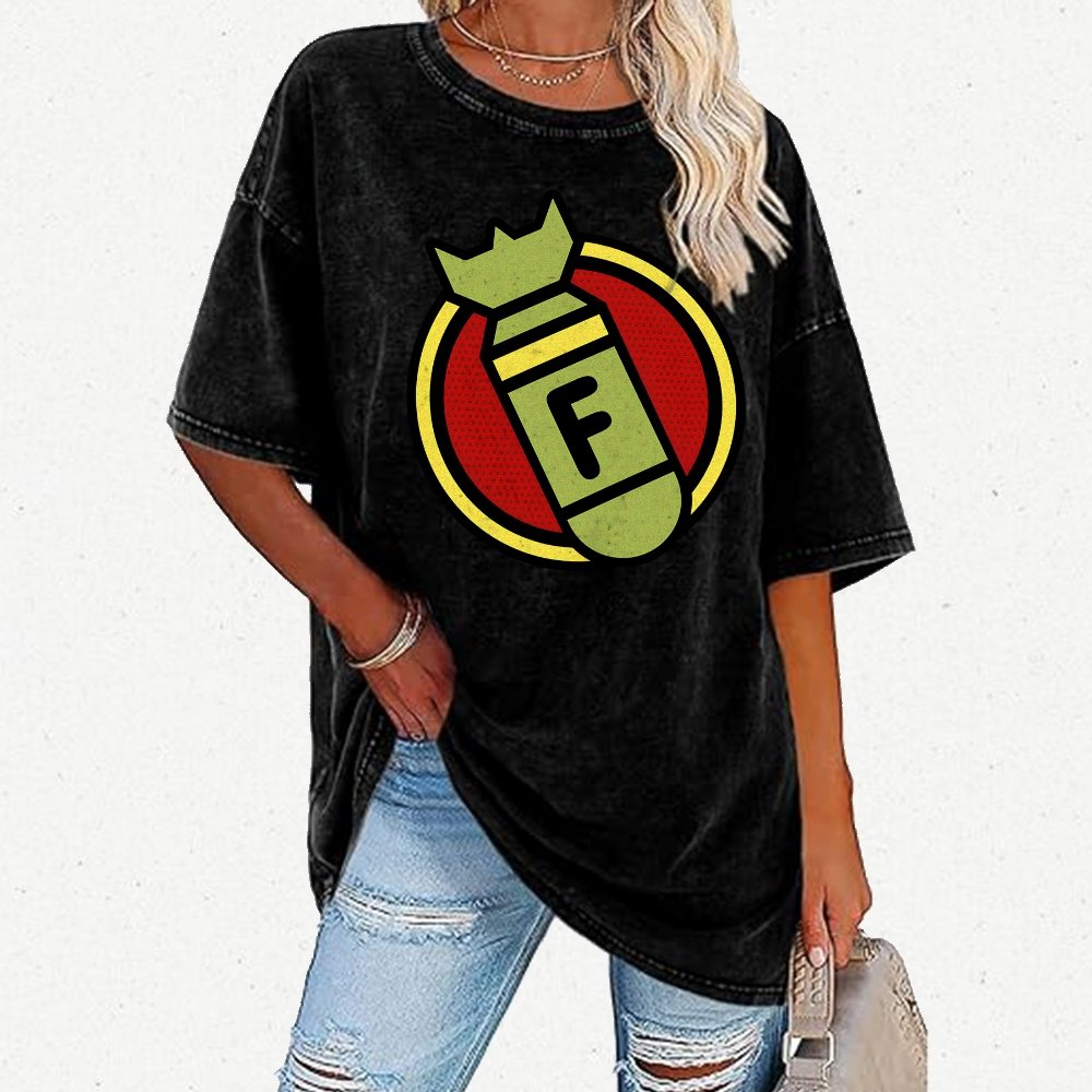 F Bomb Vintage Distressed T-shirt