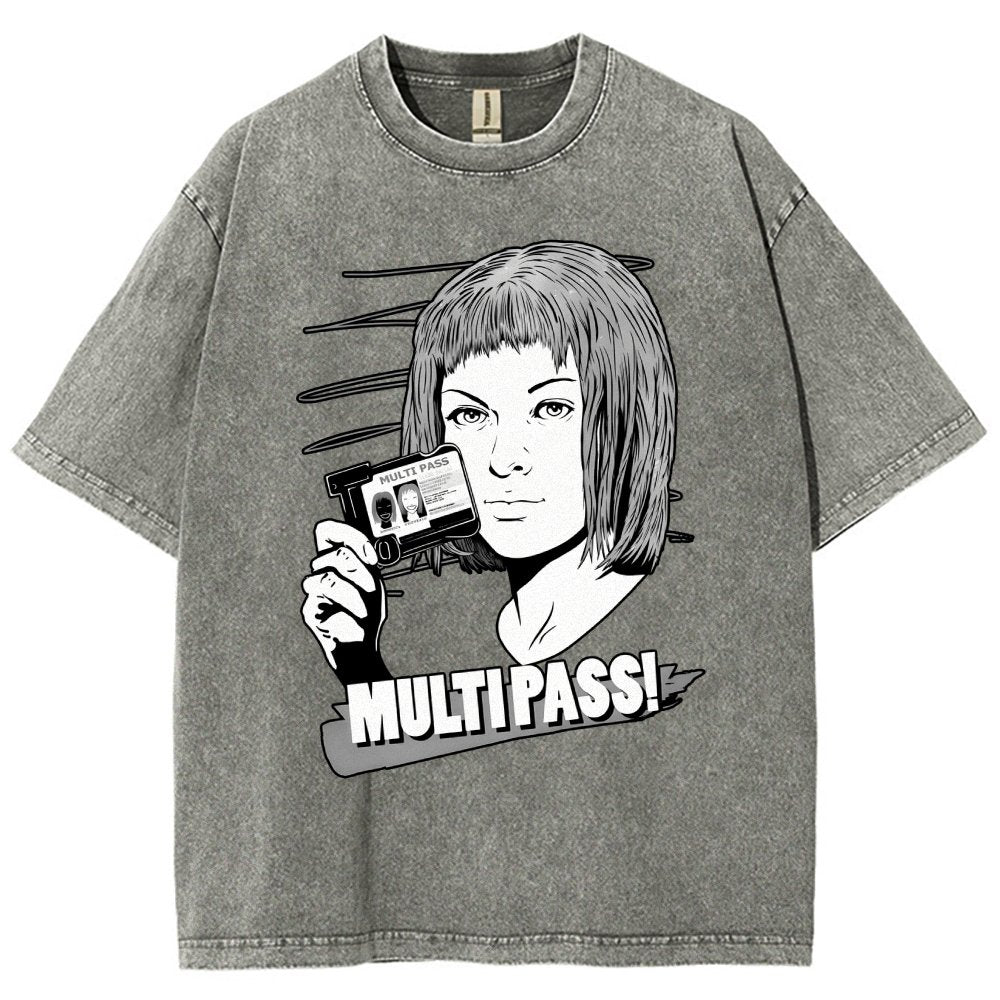 MULTIPASS! Vintage Distressed T-shirt