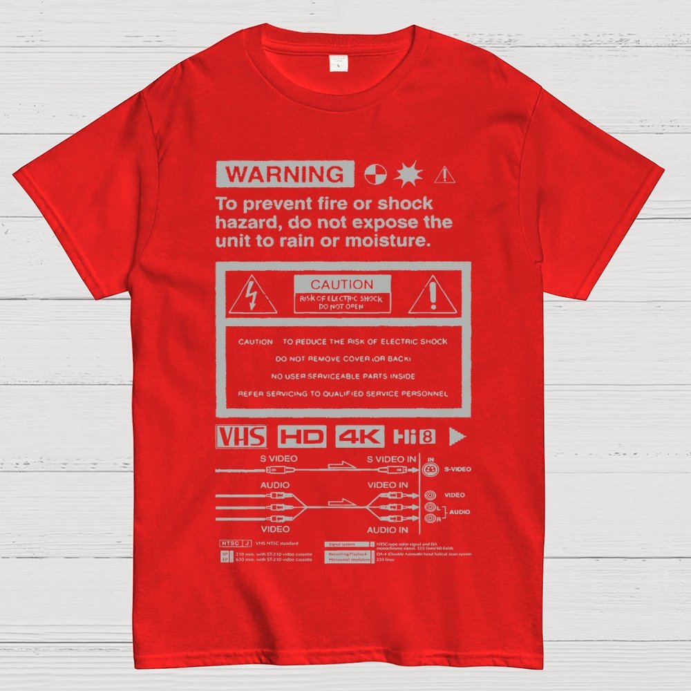 VCR Danger Geek T-Shirt