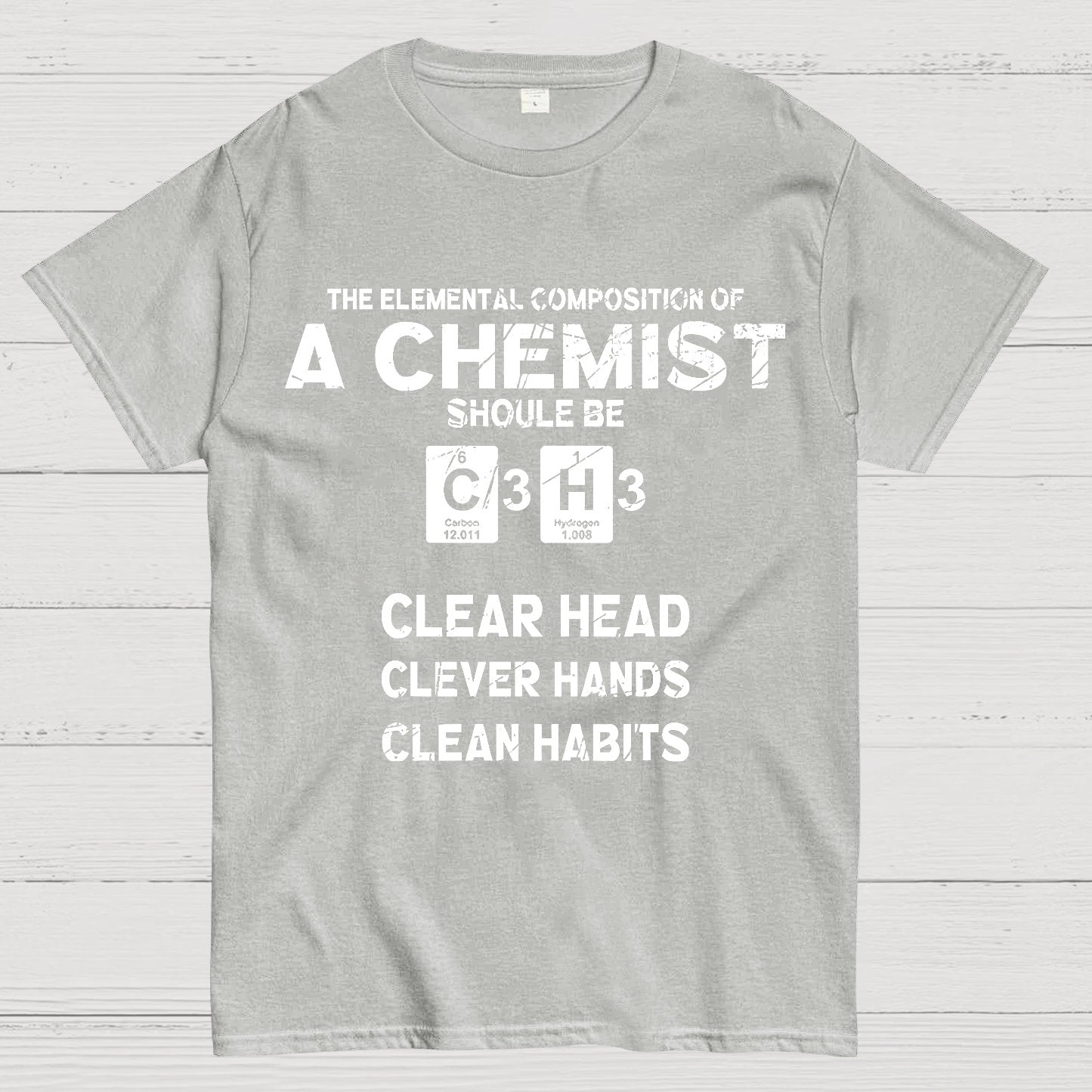 The Elemental C3H3 Geeky T-Shirt