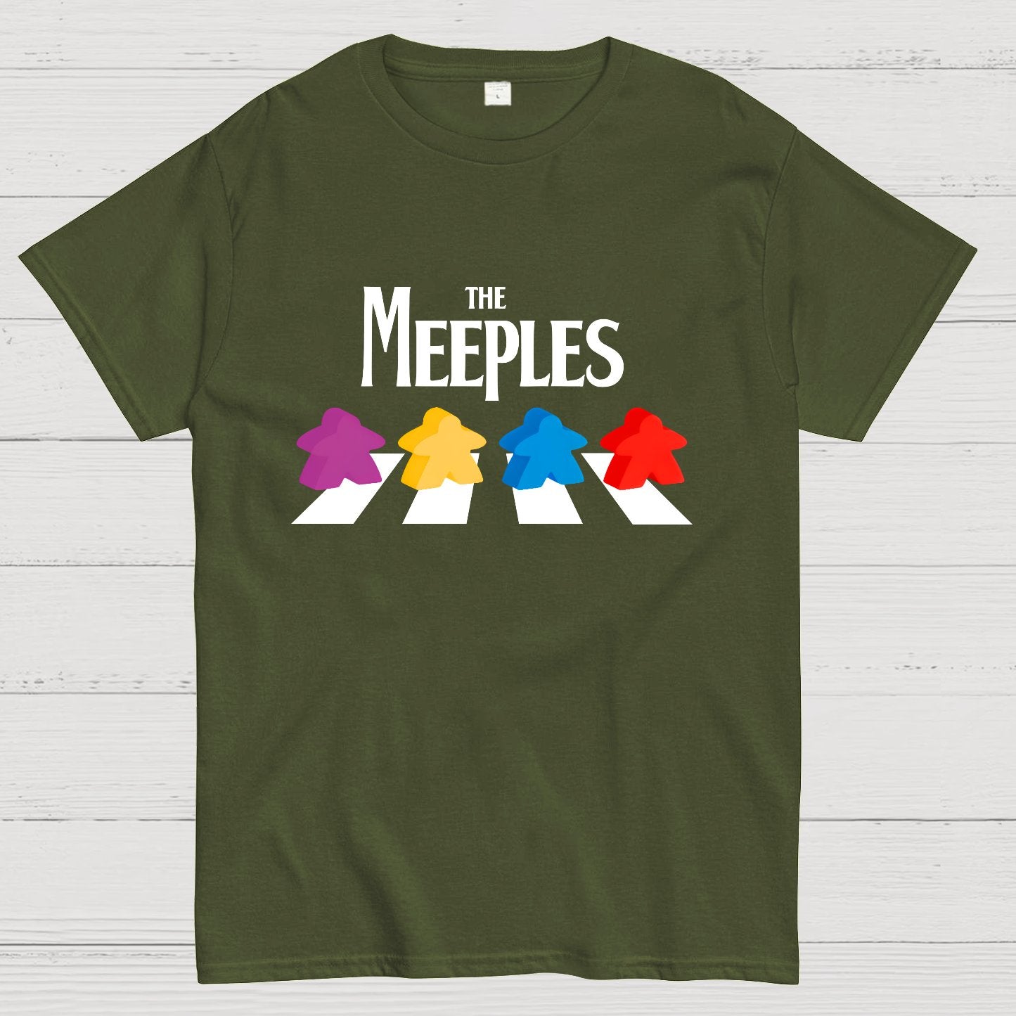 Board Gamer The Meeples Geeky T-Shirt
