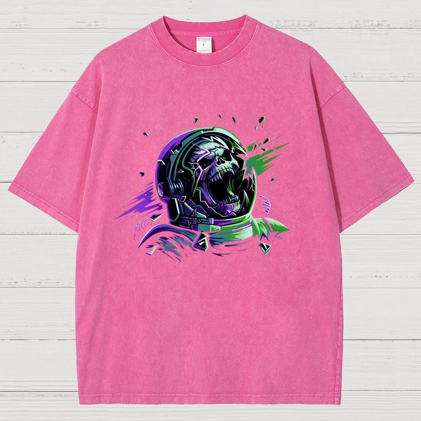 Space Scream Vintage Distressed T-shirt