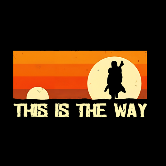 This Is The Way Geek Cotton Sweatshirt