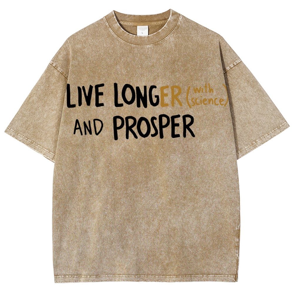 Live long and prosper Vintage Distressed T-shirt
