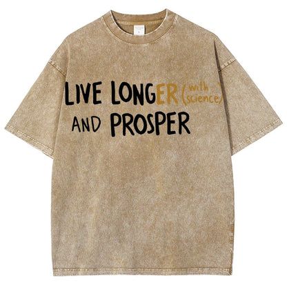 Live long and prosper Vintage Distressed T-shirt