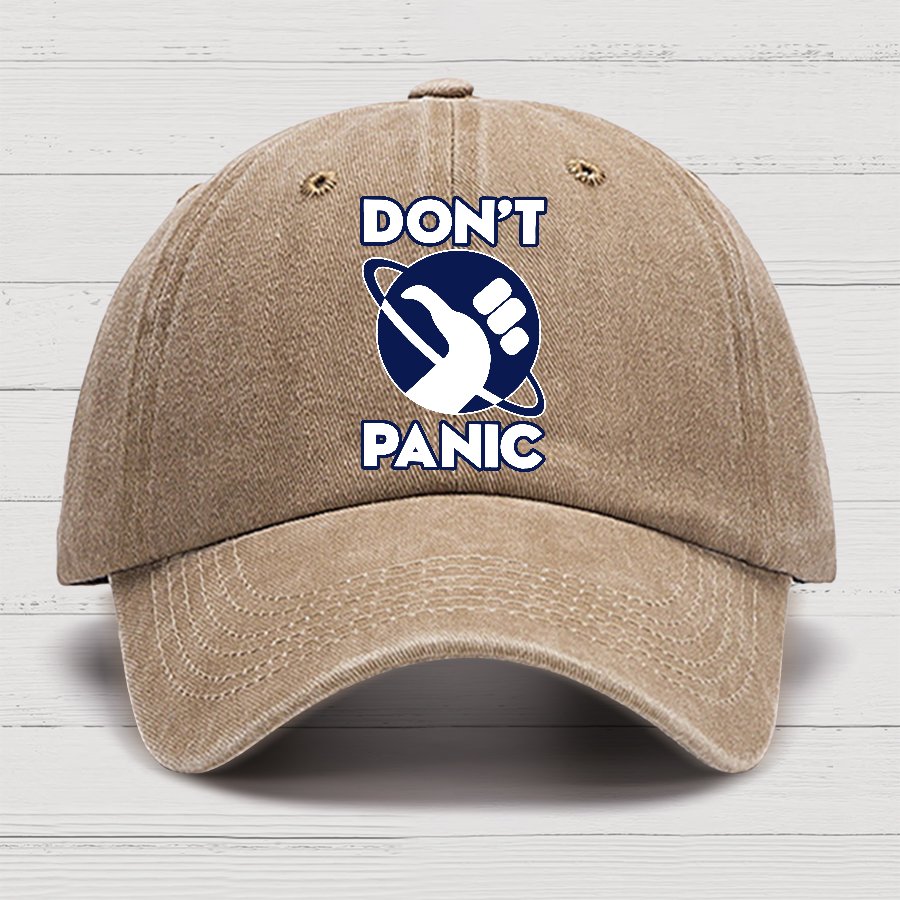 Don't Panic Cotton Hat